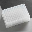 Porvair Sciences 96 Well, Deep Well Plate, Polypropylene, 2 mL / Well, Square Well, V Bottom, 50/pk - 219009