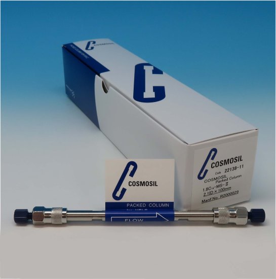 Nacalai Tesque COSMOSIL 3C18-AR-II Analytical HPLC Column, 3 µm, 120 Å, 2.1 x 100 mm, 1/Pk - 22138-11 - Click Image to Close