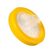 GL Sciences GL0605 GL Filter Syringe Filters, Nylon, Yellow, 25 mm, 0.45 µm, 100/Pk - 5040-29004