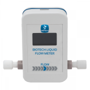 Biotech Liquid Flow Meter, 1 nL-80 uL/min, Assembly with 1/4-28 flat bottom Fittings - AB-40008