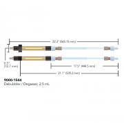 Biotech 2.5 mL Debubbler/Degasser, 2.5 mL in transfer line with 2.5 mL in bubble trap - 9000-1544