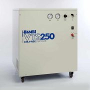 Bambi VTS Range VTS250 Silenced Oil Free Ultra Quiet Air Compressor without Air Dryer, 2.5 Hp Motor, 210/200 L/min FAD at 5 bar, 59 L, 90 x 75 x 74 cm - VTS250