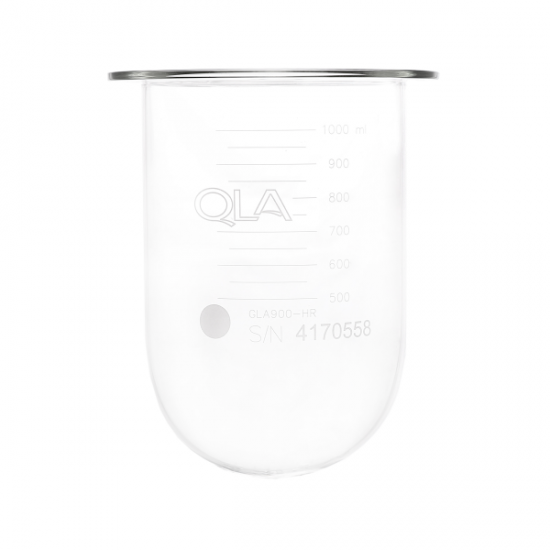 QLA 1000mL Clear Glass Vessel, Hanson SR8-Plus compatible, Serialised - GLA900-HR (72-600-510) - Click Image to Close