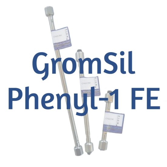 Dr. Maisch GromSil 120 Phenyl-1 FE Analytical HPLC Column, 5 µm, 120 Å, 4.6 x 250 mm, 1/Pk - GSPH10512S2546 - Click Image to Close