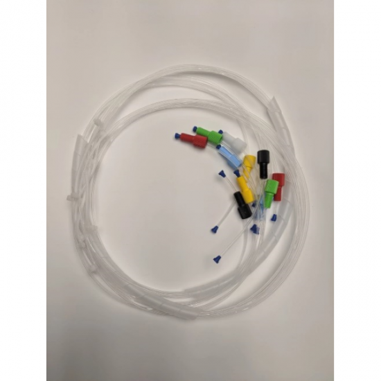 QLA 4300 Syringe Pump 6 Position Tubing Set for Vessel Section Only, Distek compatible - TUBSP-DK4300-6V (2800-0060-6PT-V) - Click Image to Close