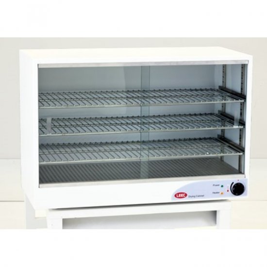 LEEC SS Drying Cabinet with Sliding Doors, No Fan (Natural Convection), 113 Litre - SS - Click Image to Close