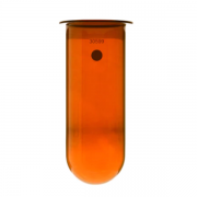 QLA 2000mL Amber Glass Vessel, Hanson SR8-Plus compatible, Serialised - GLA02K-AHR (72-600-580)