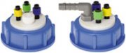 VICI Jour S51 Thread Waste Cap, 4 Ports, M10 x 1 Thread for Barbed Adapter - JR-S-15113