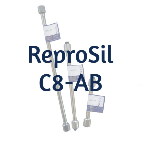Dr. Maisch ReproSil 100 C8-AB Analytical HPLC Column, 3 µm, 100 Å, 4.6 x 150 mm, 1/Pk - R15.8B.S1546 - Click Image to Close