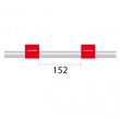 Glass Expansion Contour Flared End PVC Pump Tube 2tag 1.14mm ID Red/Red (PKT 6) - 1.14-RED-F