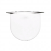 QLA 500mL Clear Glass Vessel, Hanson SR8-Plus compatible, Serialised - GLA500-HR