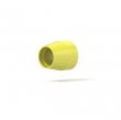 Upchurch Scientific Flangeless Ferrule for 1/8 inch OD Tubing, 1/4-28 Flat-Bottom, Tefzel EFTE, Yellow, Single - P-300