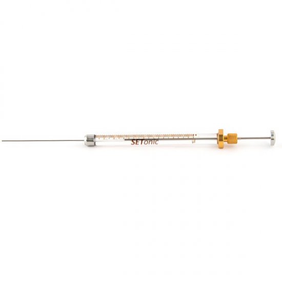 SETonic Small Volume Stainless Steel Plunger 10 µl LC/HDX Syringe with 51 mm Length Blunt Fixed Needle for CTC PALxT Autosampler, SYR 10µl SS FN 0,72(G22s)b51, 1/Pk - 2106424, 002710, 203073 - Click Image to Close