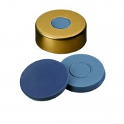 Shimadzu Magnetic crimp cap PTFE laminated with 8.0 mm centre hole, 100 pcs - 961-10030-21, 980-00112, 227-34150-01