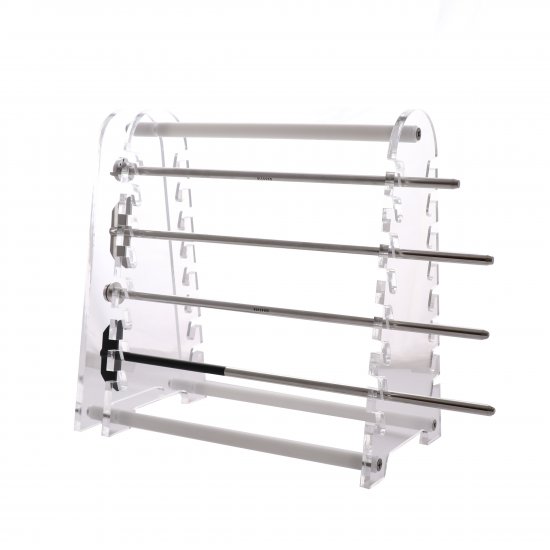 QLA Basket Shaft / Paddle Rack, Holds 16 - PADHLD-16A - Click Image to Close