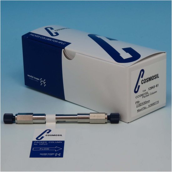 Nacalai Tesque COSMOSIL 5PBr Pentabromobenzyl Microbore Analytical HPLC Column, 5 µm, 120 Å, 2 x 50 mm, 1/Pk - 12943-61 - Click Image to Close