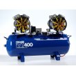 Bambi VT Range VT400 Ultra Low Noise Oil Free Air Compressor without Air Dryer, 4.0 Hp Motor, 284 L/min FAD at 5 bar, 100 L Receiver - VT400