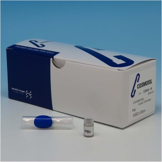 Nacalai Tesque COSMOSIL 5PBr Analytical HPLC Guard Cartridge Column, 5 µm, 120 Å, 4.6 x 10 mm, 2/Pk - 12444-14 - Click Image to Close