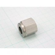 Shimadzu Nut, Mf, Ss, M10P1, Graphite Ferrule Forming Jig Nut, Fits 12mm Wrench, Each - 221-32790-00, 221-32790