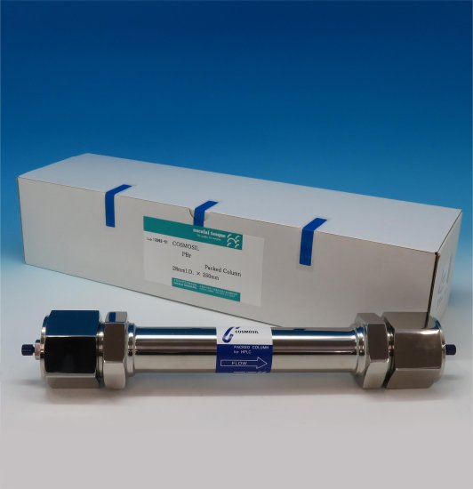 Nacalai Tesque COSMOSIL 5PBr Semi-preparative HPLC Column, 5 µm, 120 Å, 28 x 250 mm, 1/Pk - 13262-51 - Click Image to Close
