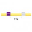 Glass Expansion Solva Flex Pump Tube 2tag 2.79mm ID Purple / White (PKT 12) - 2.79-PW-SF, 02508080