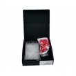 Shimadzu 1.5 ml clear short thread vial with PP Short Thread Cap red, 6.0 mm centre hole, salinized - 961-10010-02