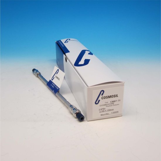 Nacalai Tesque COSMOCORE 2.6PBr Analytical UHPLC Column, 2.6 µm, 90 Å, 2.1 x 150 mm, 1/Pk - 13697-71 - Click Image to Close