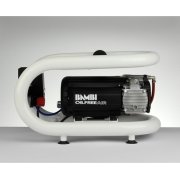 Bambi HT Range HT3 Ultra Low Noise Oil Free Air Compressor, 0.75 Hp Motor, 79 L/Min at 1 bar, 3 L Receiver, 26 x 23 x 43 cm - HT3