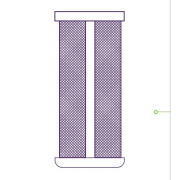 QLA Small Volume 150 Mesh Mini Basket with 20 Mesh Stability Lining, 316 Stainless Steel, Serialized - MINBSK-20/150 *OBSOLETE*