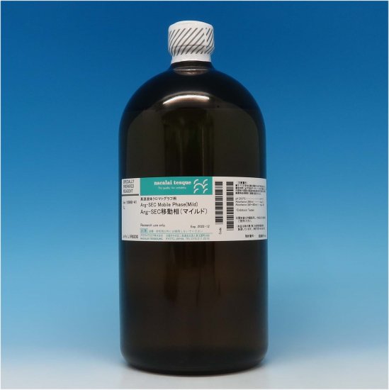 Nacalai Tesque Arg-SEC Mobile Phase (Standard) Reagent, 1 Litre, 1/Pk - 16999-31 - Click Image to Close