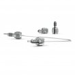 Upchurch Scientific MarvelX PEEK-Lined Stainless Steel UHPLC Connection System Replacement Tube, 100 um ID x 350 mm Length - UPFP-6100350T