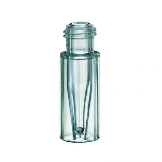 Shimadzu TPX Short Thread Vial with integrated 0.2 ml Glass Micro-Insert - 961-10020-14 - Click Image to Close