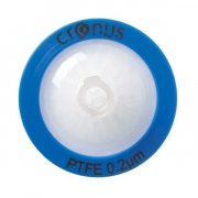 QLA 0.2 um Cronus Syringe Filters, PTFE, 25mm diameter, Colour-coded Blue (Pack/100) - FFPT2502-100