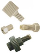 VICI Jour PEEK Nuts, Long Hex-head for Double Ferrules, 5/pkg - JR-5510-5