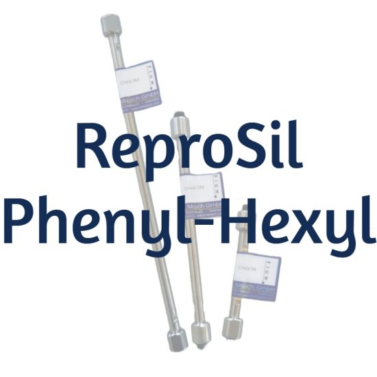 Dr. Maisch ReproSil 100 Phenyl-Hexyl Analytical HPLC Guard Cartridge Column, 10 µm, 100 Å, 2 x 5 mm, 5/Pk - R10.PH.V0002 - Click Image to Close
