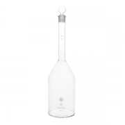 QLA 1000mL Clear Glass Volumetric Flask, Class A, Calibrated to 20 Degree Celsius - VOLFLK-1K