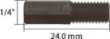 VICI Jour PPS Hex-Head Flangeless Nuts for Collapsible Ferrule, 1/8", 10/pkg - JR-55051-10