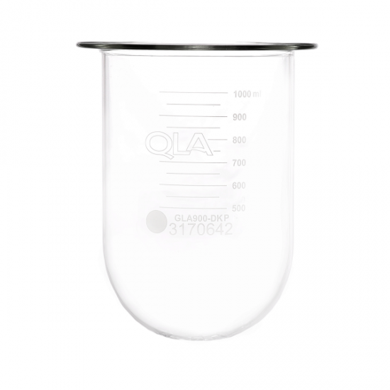 QLA 1000mL Clear Premier Glass Vessel, Distek compatible - GLA900-DKP (3010-0096) - Click Image to Close