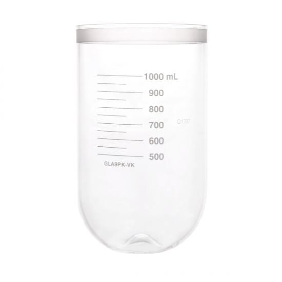 QLA 1000mL Clear Glass Apex Vessel, No Collar, Agilent/ VanKel compatible - GLA9PK-VK (12-5125) - Click Image to Close