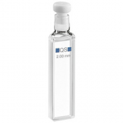 Hellma 110-QS Macro Absorption Cell with stopper, Quartz SUPRASIL Glass, 200-2500 nm, 700 ul, 2 mm Light Path, 1/Pk - 110-2-40