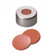 Shimadzu Aluminium Cap clear lacquered, 5.5 mm centre hole, Septum Nat. rubber/TEF - 961-10030-09