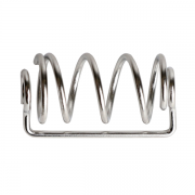 QLA Spiral Capsule Sinker, 5.5 spirals, 1.15" (29.2mm) L x 0.465" (11.8mm) W capacity, 316 Stainless Steel - CAPWHT-XLS