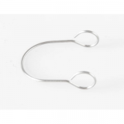 QLA U Shaped Sinker, fits Capsule Sizes 0 and 1, 1.024” (26mm) length, 316 Stainless Steel - CAPWHT-U01