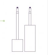 QLA Spin ON/OFF APP 6 Rotating Cylinder set for Transdermal Patches, 316 SS, Serialized - SPNAP61PC-01SET