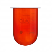 QLA 1000mL Amber Glass Vessel, Hanson SR8-Plus compatible, Serialised - GLA900-AH (72-600-556)