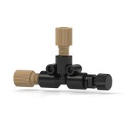 Upchurch Scientific Micro Metering Valve Assembly for 1/8 inch OD Tubing, 7.7 µL, 0.50 mm Thru-hole, 800 psi, PEEK, Single - P-447