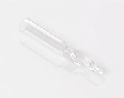 CTS Sciencix Clear Glass Bottom Spring Insert, 50-200 µL, (6 x 25 mm) Wide Mouth, 100/pk - 11-1066