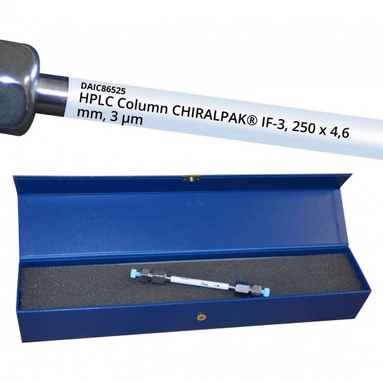 Daicel CHIRALPAK IF-3 HPLC Analytical Column, 3 um, ID 4.6 mm x L 250 mm - 86525 - Click Image to Close