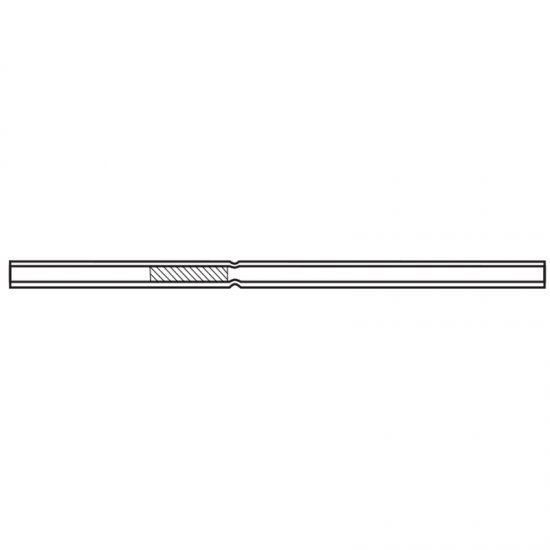 Shimadzu SPL liner IPdeact. w.CarboFrit Standard split liner, prepacked with CarboFrit, Phenylmethyl-deactivated - 961-01485-03 - Click Image to Close