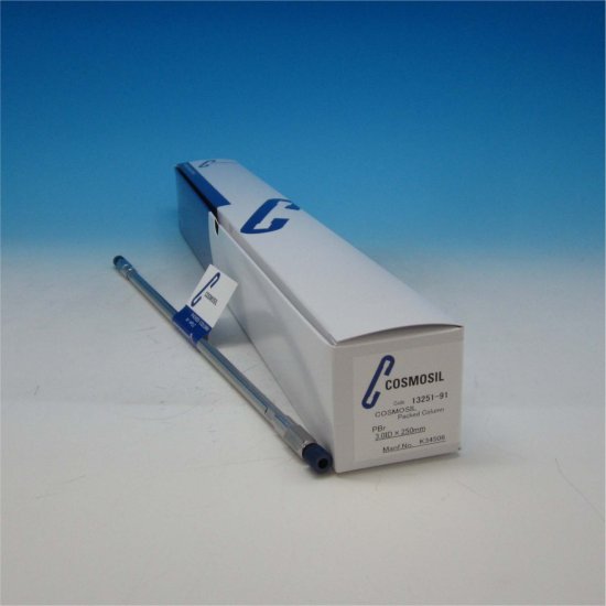 Nacalai Tesque COSMOSIL 5PBr Pentabromobenzyl Analytical HPLC Column, 5 µm, 120 Å, 3 x 250 mm, 1/Pk - 13251-91 - Click Image to Close